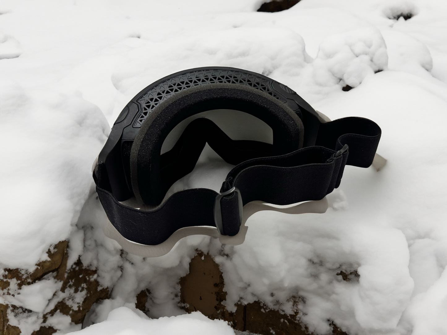 Ski goggles - Series 1 - Large-scale Vision Rimless - Silver and Black