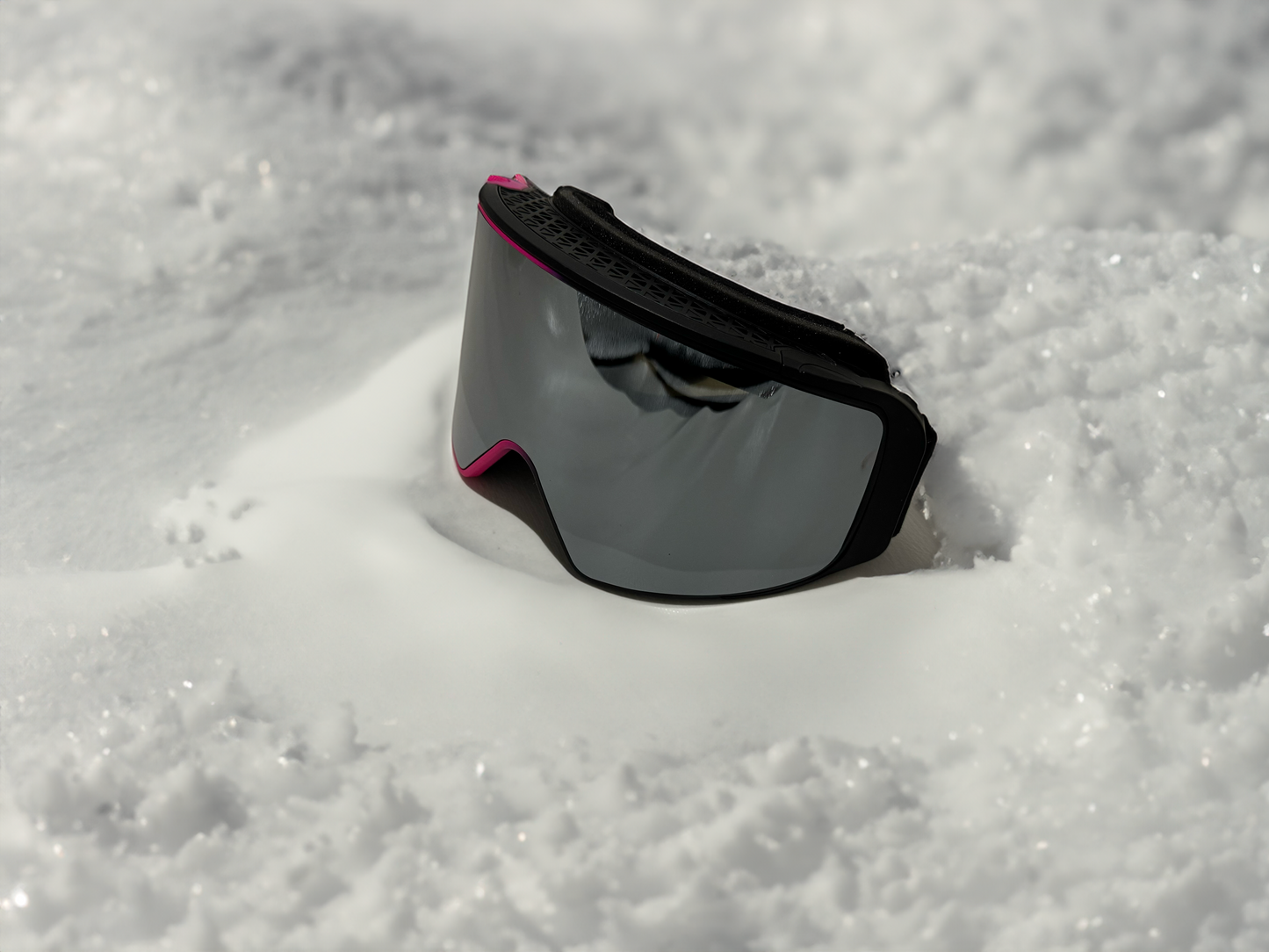 Ski goggles - Series 1 - Large-scale Vision Rimless - Pink