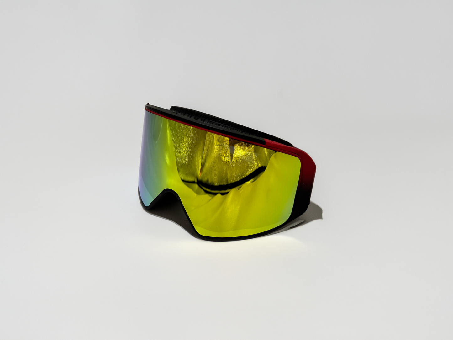 Ski goggles - Series 1 - Large-scale Vision Rimless - Red and Yellow